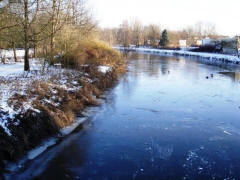 Heimatverein Warendorf: Wintervergnügen 2006 am zugefrorenen Emssee