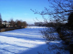 Heimatverein Warendorf: Wintervergnügen 2006 am zugefrorenen Emssee