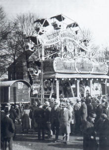 Heimatverein Warendorf: Kirmes mit Riesenrad 1920