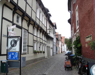 Blick in die Fleischhauerstraße vom Marktplatz