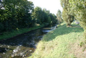 Blick von der Teufelsbrücke emsabwärts